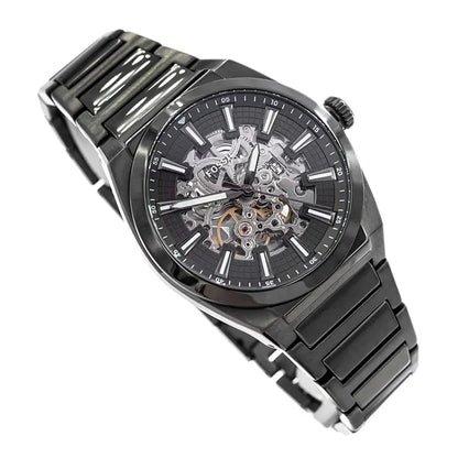 Fossil Skeleton Black Dial Watch