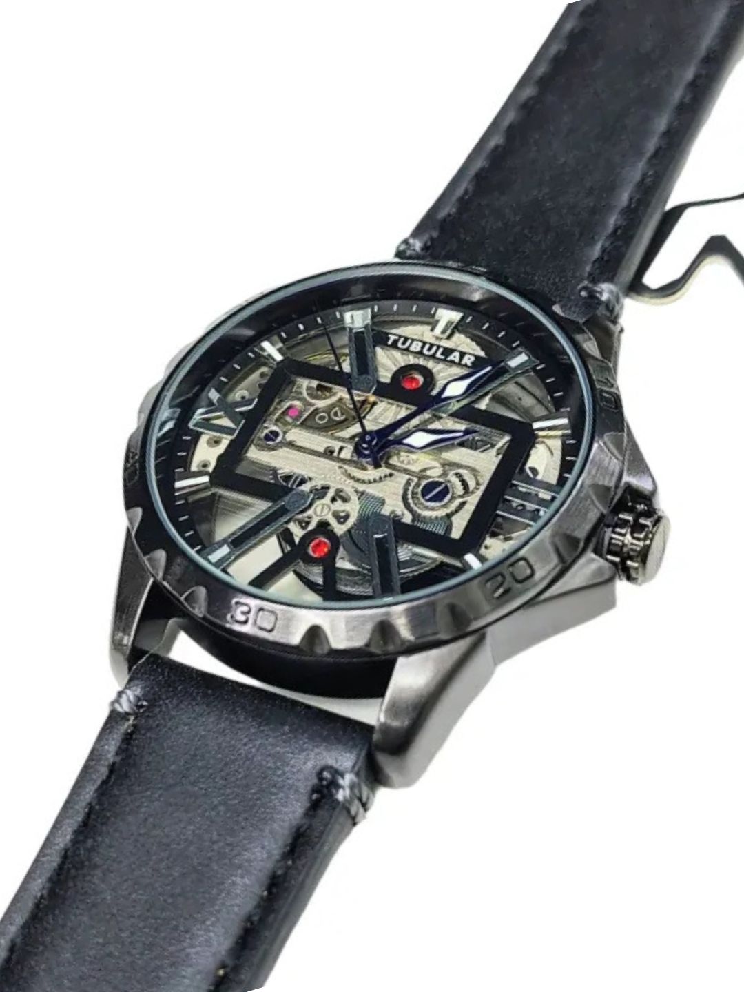 Tubular Skeleton Dial Automatic Watch